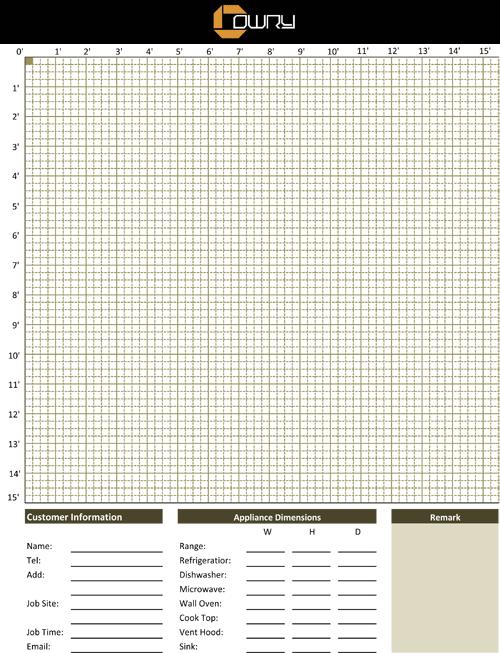 Measuring Sheet Example