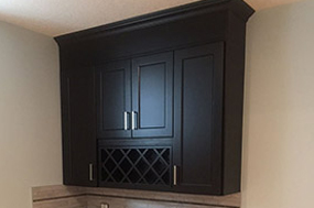 Mocha Kitchen Cabinets