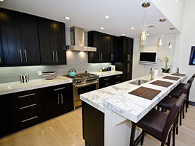 Mocha Cabinets